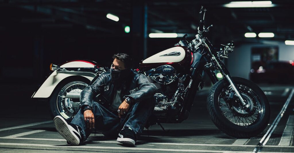 Illustration de La loi Badinter, 40 ans de dérives judiciaires ? motorcycle-fire-garage