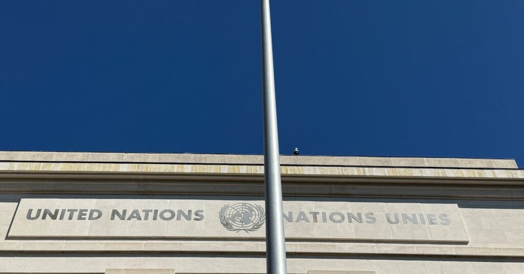 Illustration de La reconnaissance de la Palestine par Macron : un échec diplomatique ? Macron-UN-speech