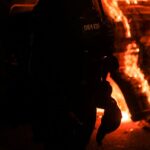 Police-drone-protest