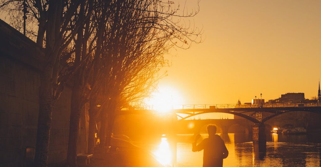 Illustration de Télétravail : l'effondrement de la productivité masqué par le sport runner-Paris-Seine