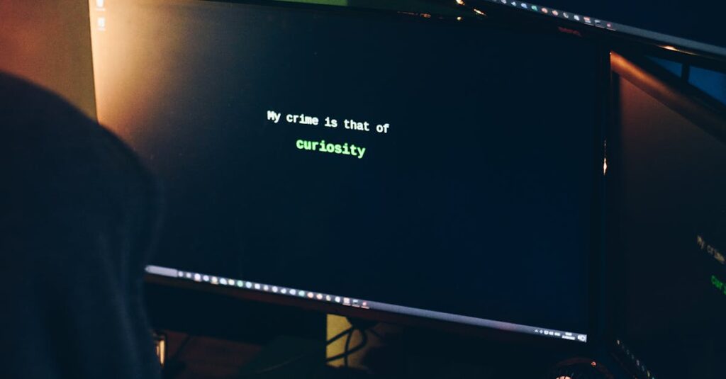 Illustration de Un scandale américain éclate au cœur de l'Europe Cyber-attack-computer-screen