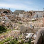 War-torn-village-Sudan