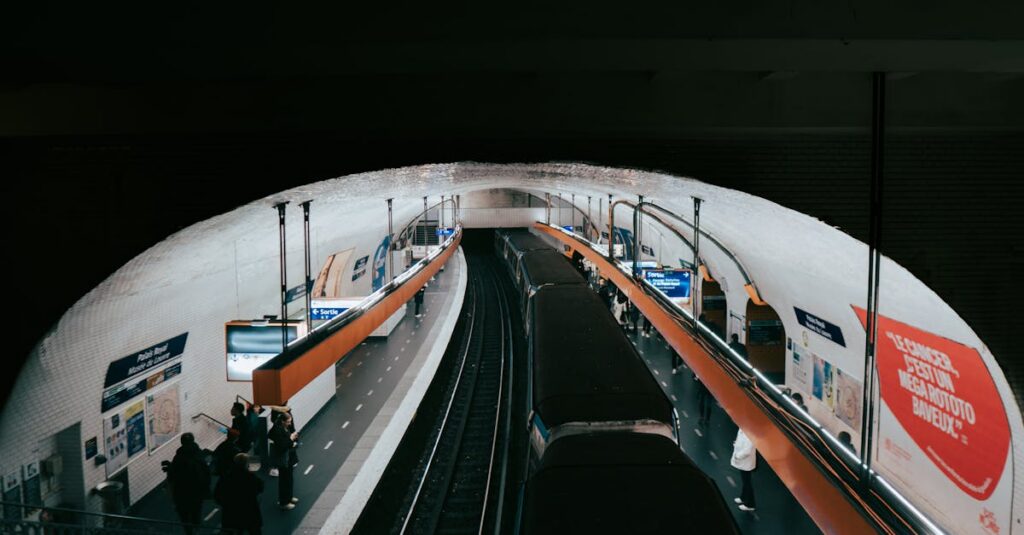 Illustration de RATP: Un redressement trompeur malgré des bénéfices en trompe-l'œil Paris-metro-passengers