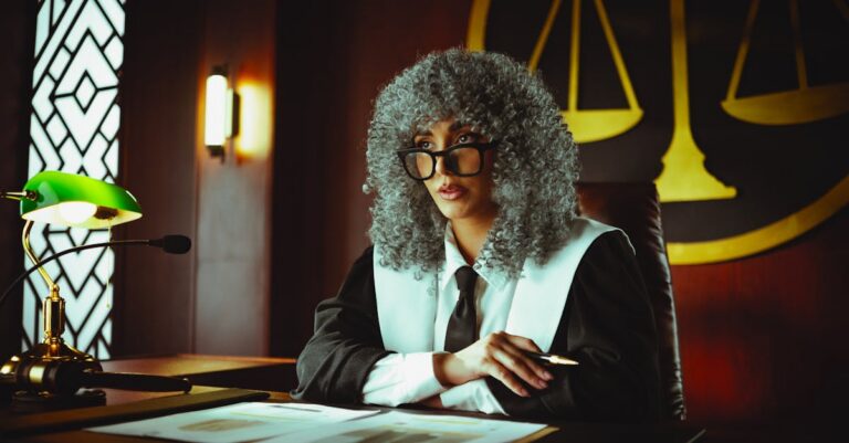 Illustration de L'IA sème la discorde chez les avocats : le chaos numérique menace Lawyer-Artificial-Intelligence-Court